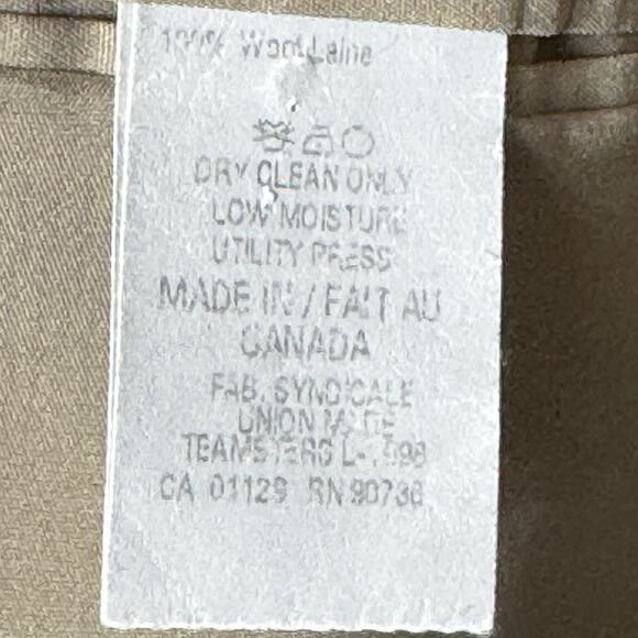 Vintage Lauren Ralph Lauren Blazer 44R Wool Houndstooth Windowpane Sport Coat - Picture 10 of 16